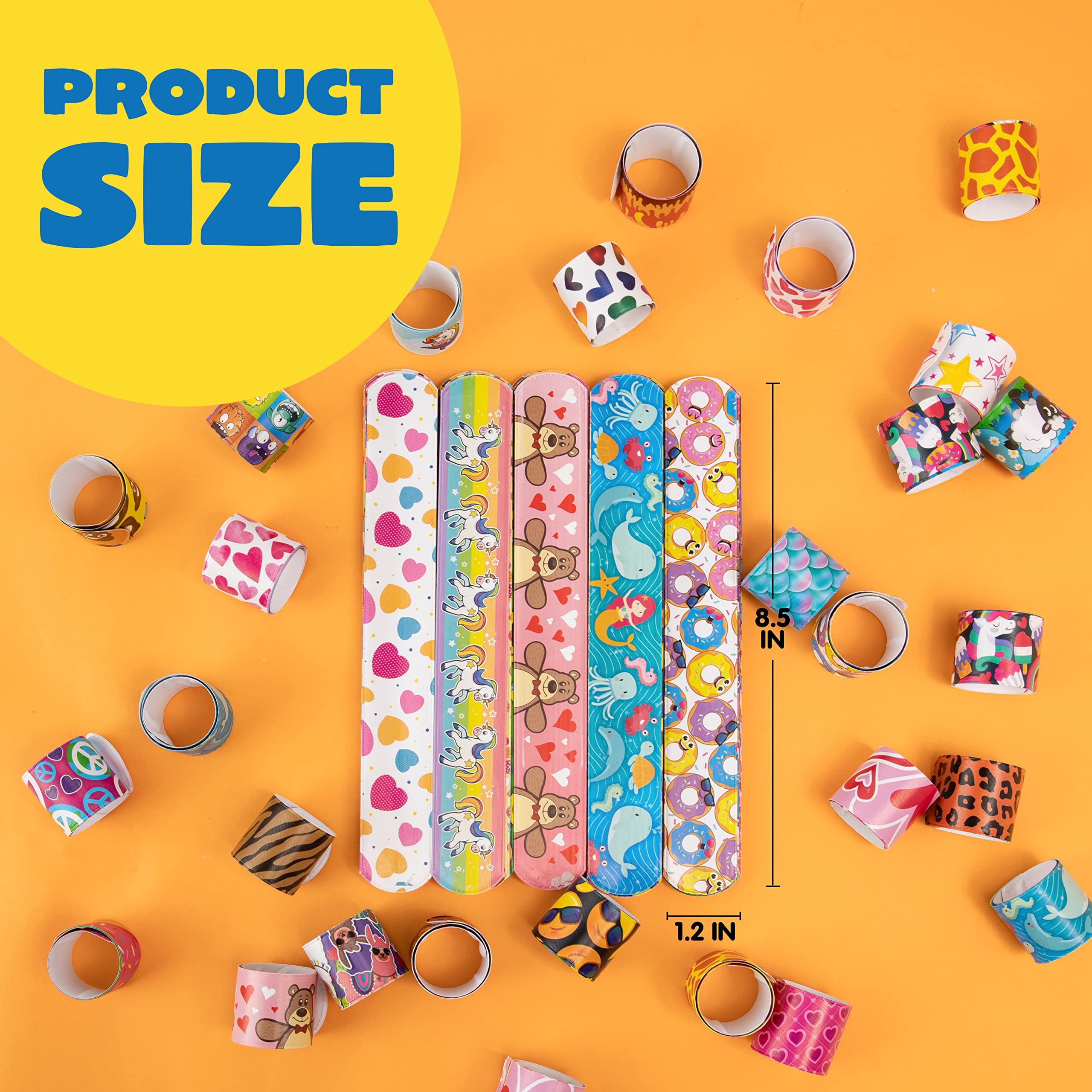 Amazon | JOYIN 144個 スラップブレスレット 子供用 バルクリスト